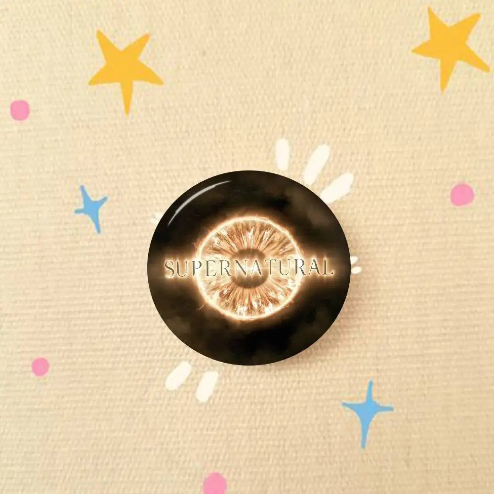 TV Series Supernatural   Animals Funny Brooches Badge Backpack Clothes Gift Accessory