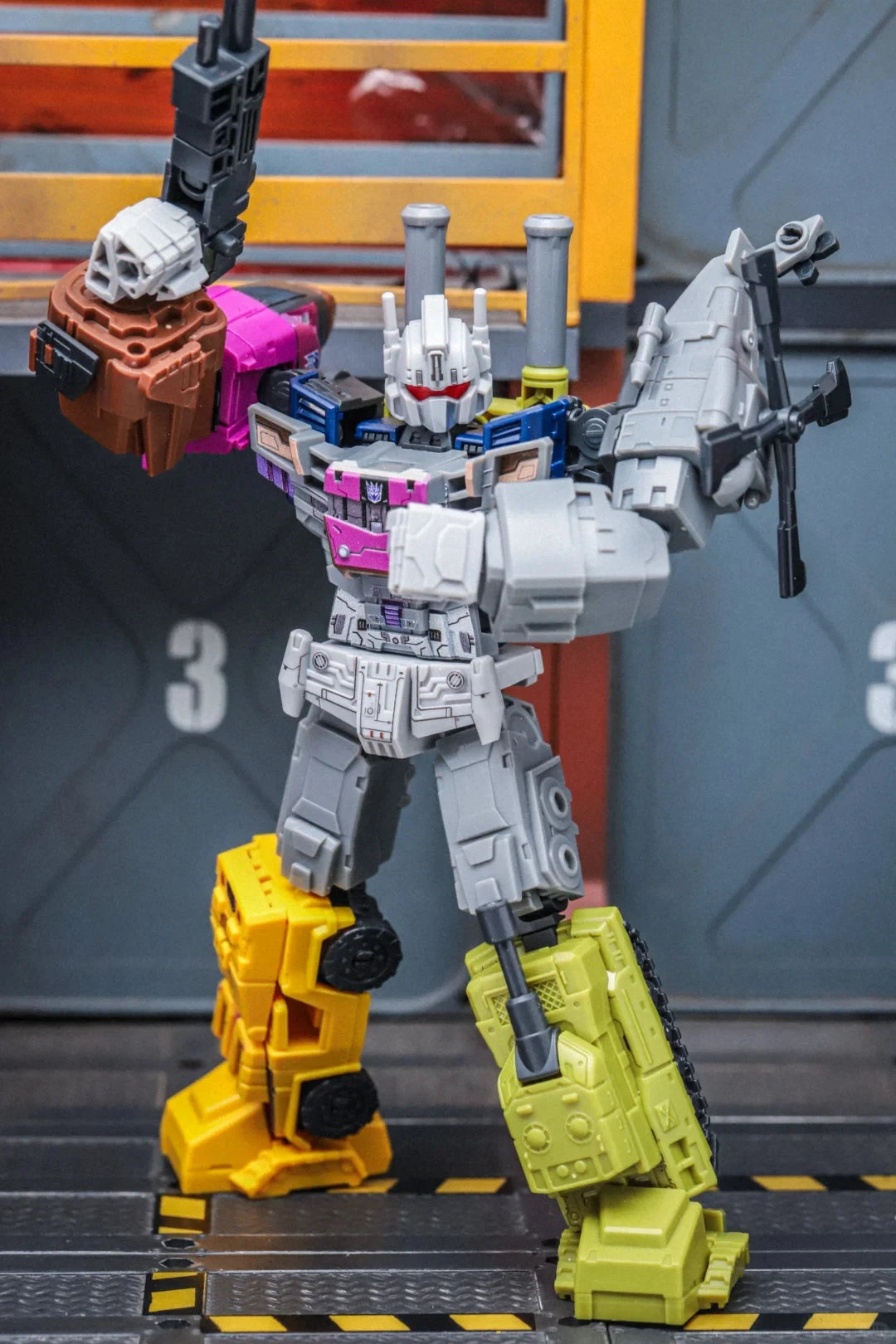 In Stock Blokees Transformers Defender Vol.6 Collectible Model Toys Beast War Combination Sets Armored Devastator Toys Gifts