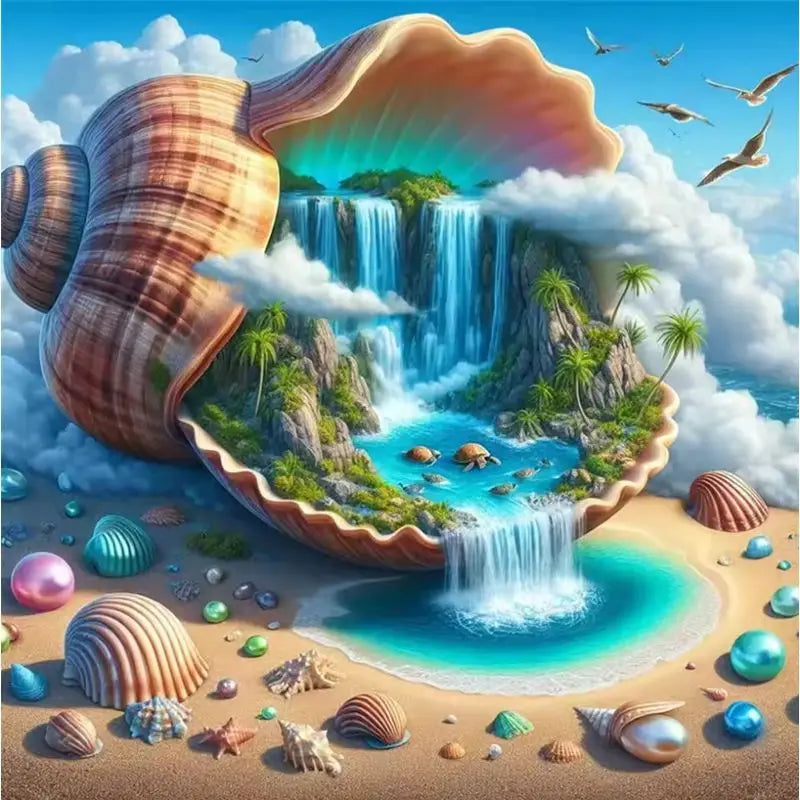 CHENISTORY Diamond Painting 5d Landscape Full Square Diamond Embroidery Mosaic Handicraft Wall Art  Decorations For Home