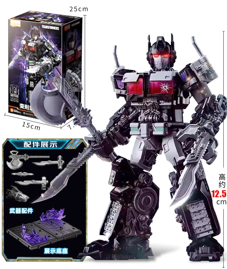 Original Blokees Transformers Optimus Prime The Fallen Shockwave Building Block Sentinel Prime Megatron Scourge Movie Toys Gifts