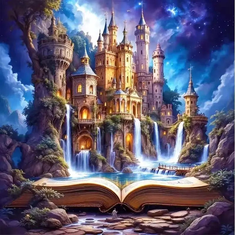 CHENISTORY Diamond Painting 5d Landscape Full Square Diamond Embroidery Mosaic Handicraft Wall Art  Decorations For Home
