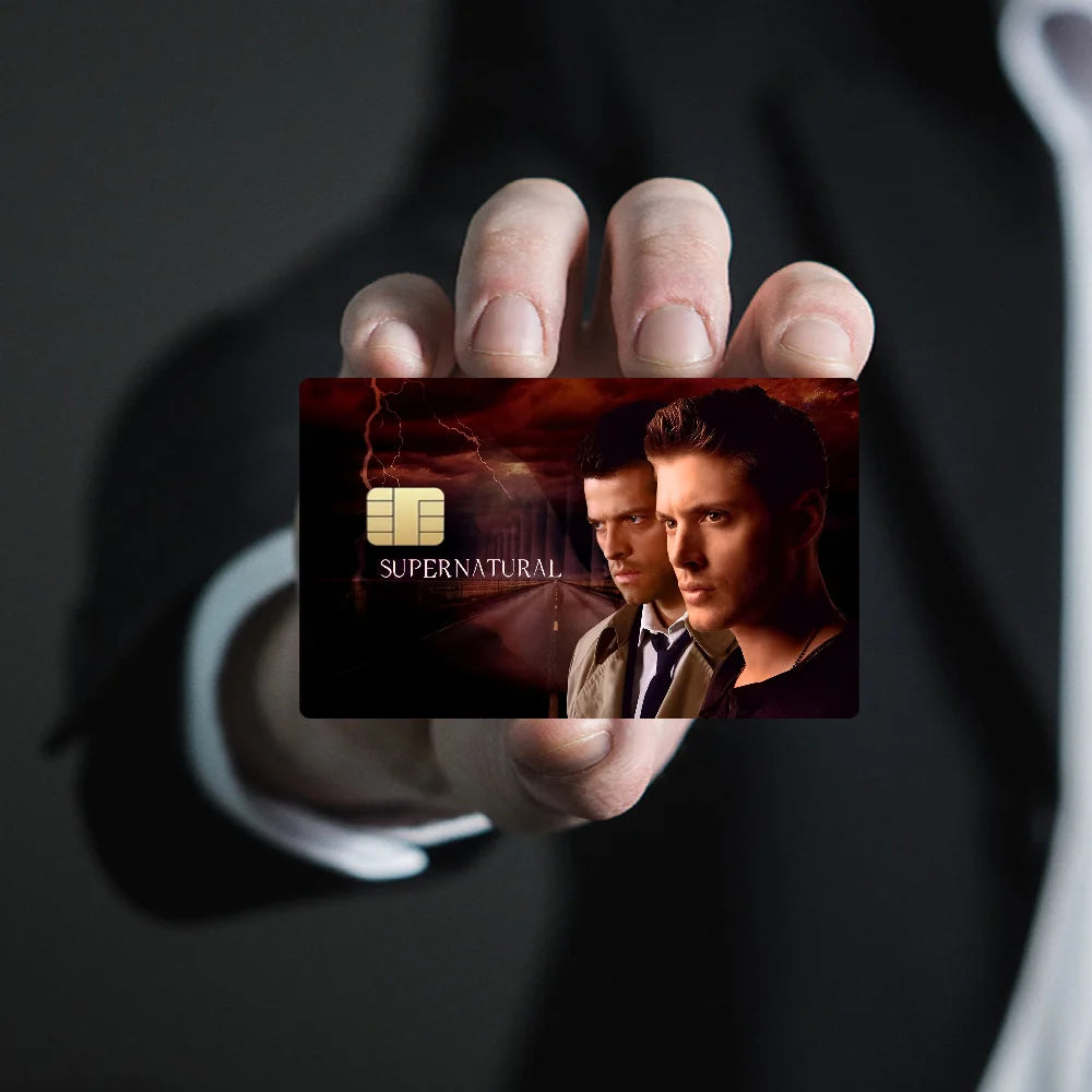 TV Play Series Supernatural Movie100% Hot Sale Amine Credit Debit Bank Card Bus Card Film Skin Sticker