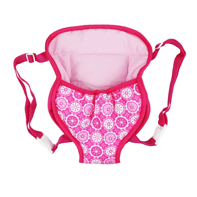 Alpaca Style Dolls Out Going Carry Bag 43-45cm Newborn Doll Clothes Accessories Christmas Birthday Gift18 Inch Doll Backpack Bag