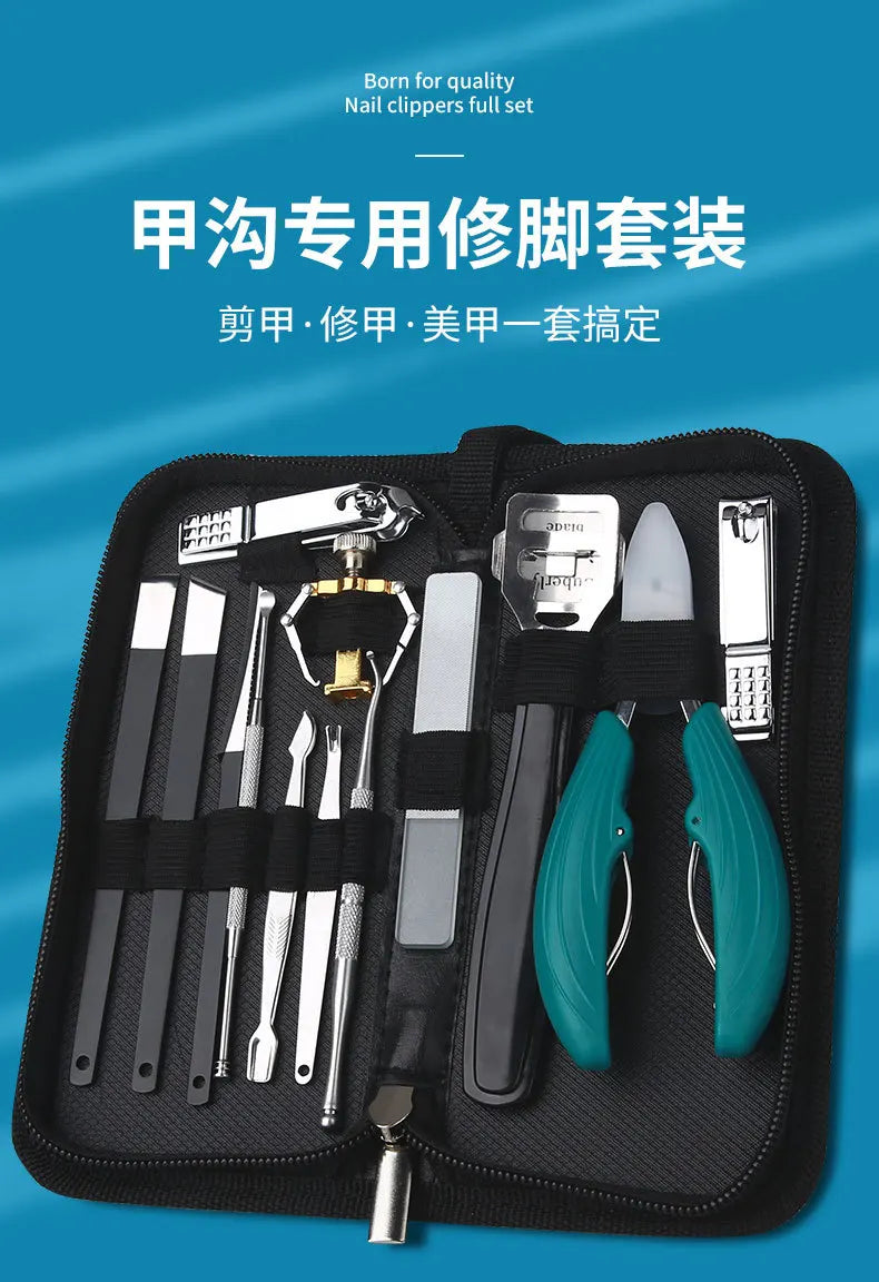 Nail Clipper Set Convenient Beauty Tools Ingrown ToeNail Scissors Dead Skin Manicure Nail Trimmer Pedicure Knife Manicure Tool