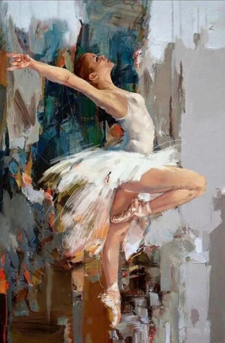 5D Diamond Painting Ballerina Full Round Portrait Diamond Mosaic Diy Diamond Embroidery Art Cross Stitch Home Decoration Gift