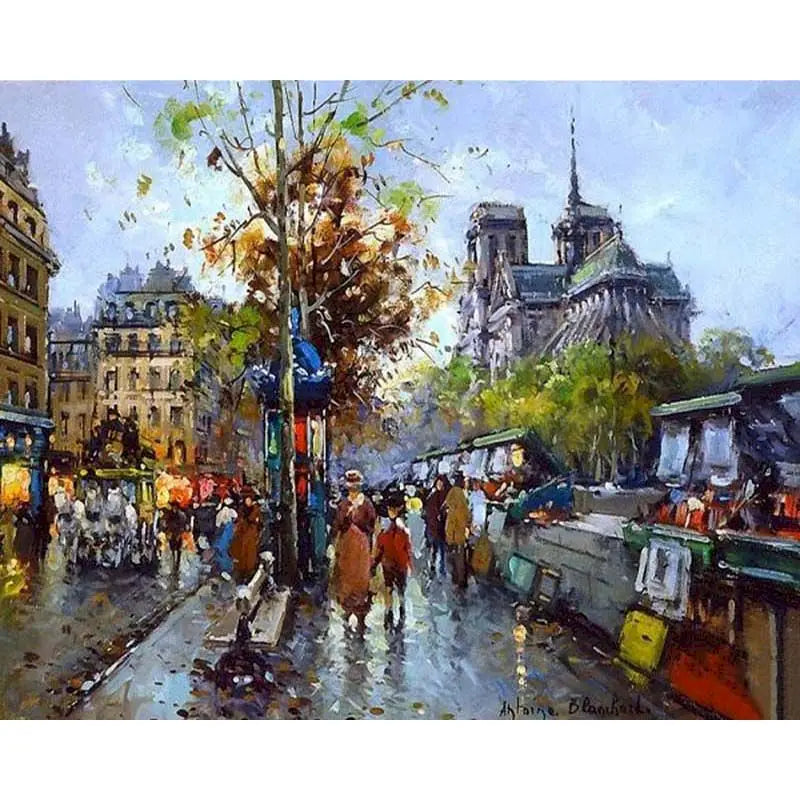 GATYZTORY Painting By Numbers Oil Paint For Adult Coloring By Numbers On Canvas Painting Unique Gift Home Deco
