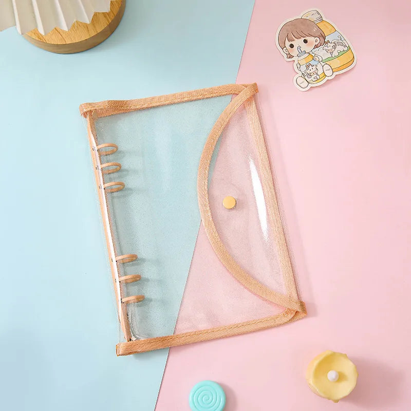 Cute Colour Grid A5/A6 Loose Leaf Notebook Refill Spiral Binder