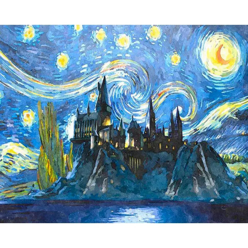 GATYZTORY Van Gogh Oil Painting By Numbers Scenery Paint By Numbers On Canvas Landscape Frameless Home Decor