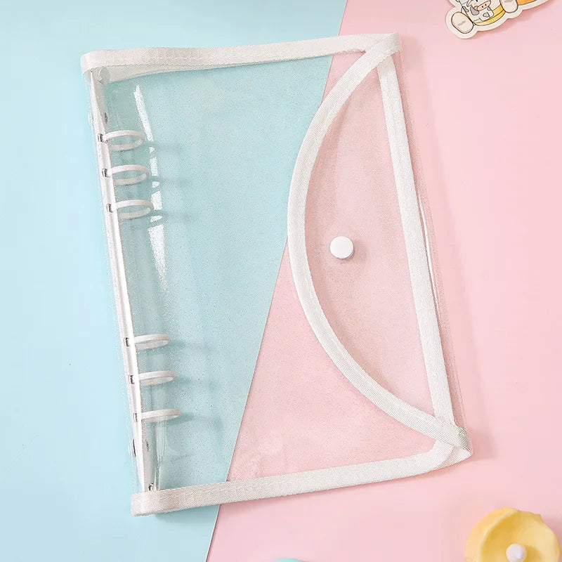 Cute Colour Grid A5/A6 Loose Leaf Notebook Refill Spiral Binder