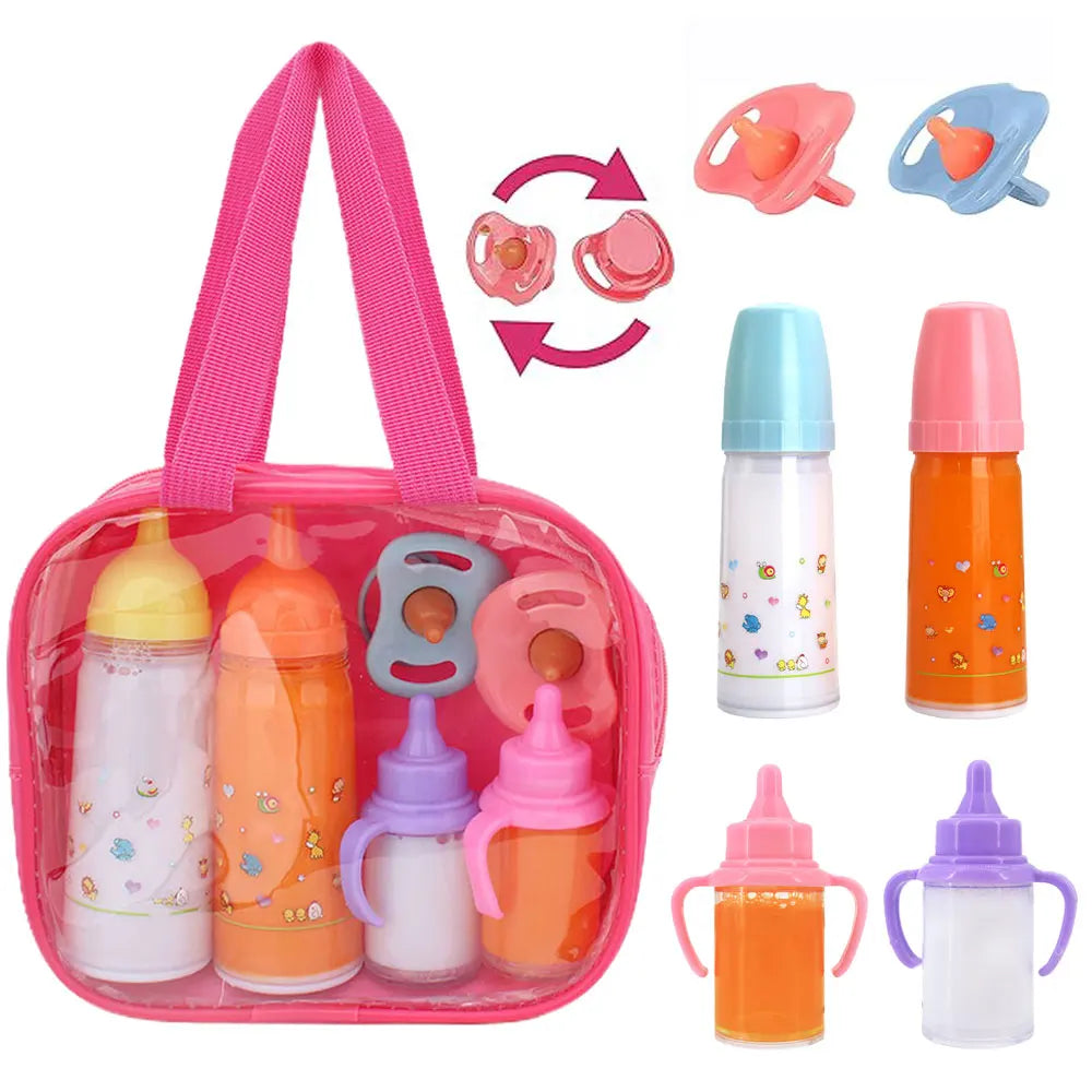 Baby Disappearing Doll Feeding Set Wear For Reborn Baby Doll, Multiple Baby Doll Accessories, Children Best Birthday Gift.