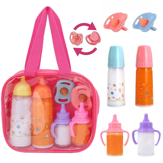 Baby Disappearing Doll Feeding Set Wear For Reborn Baby Doll, Multiple Baby Doll Accessories, Children Best Birthday Gift.