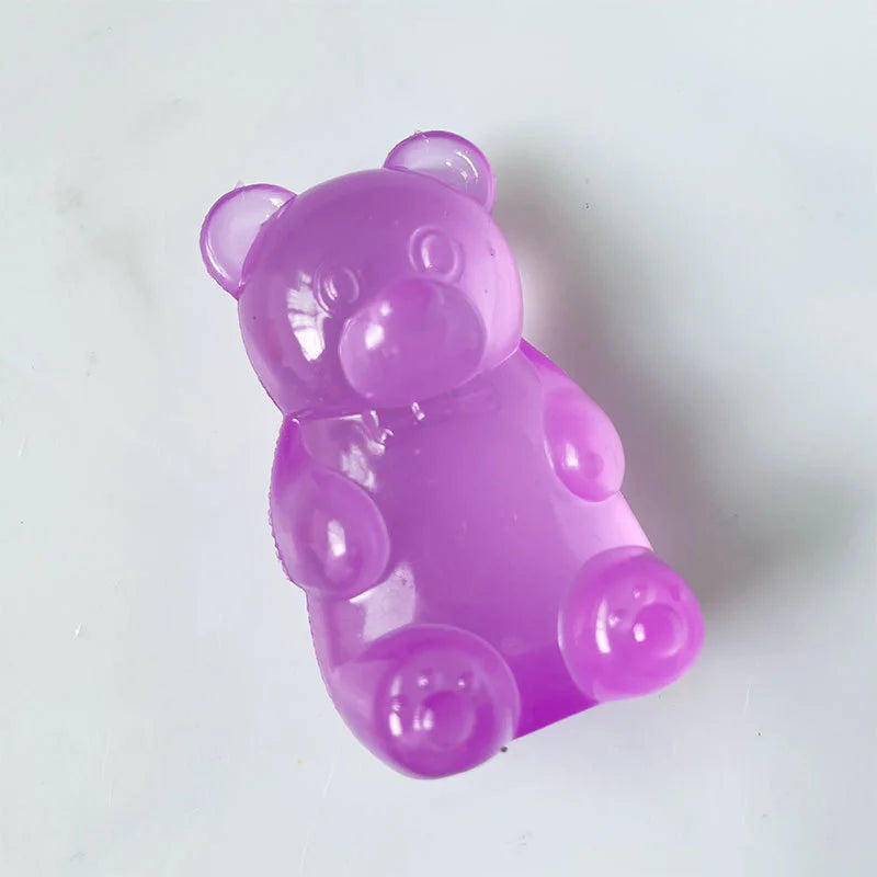Squishy Bear Stress Ball - Soft Slow Rise Sensory Fidget Toy for Adults Kids Anxiety Relief, Squeeze Relax Gift