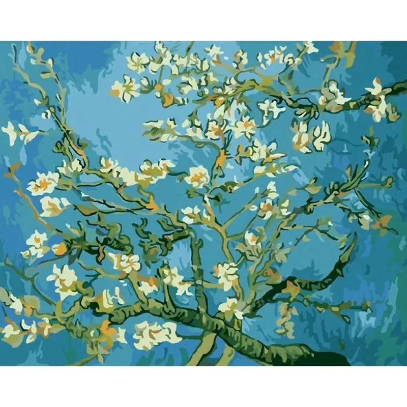 GATYZTORY Oil Paint By Numbers Diy Crafts Van Gogh Sky Landscape Pictures On Number Wall Decors Number Painting Art Supplies
