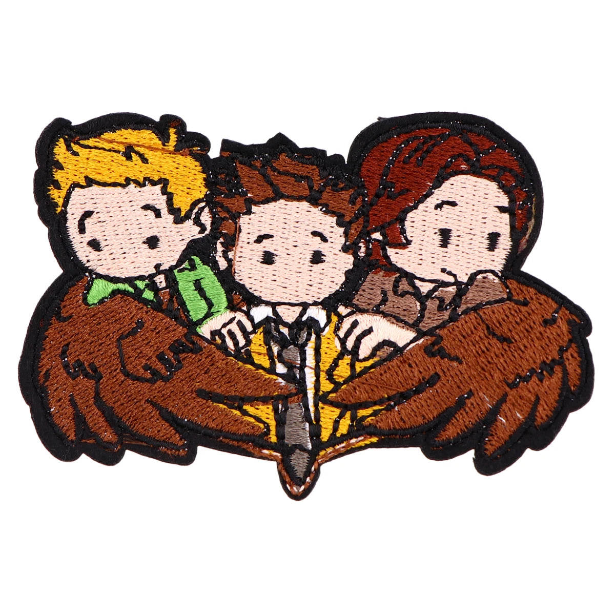 Supernatural TV Series Patch Iron On Patches For Clothing Stickers Embroidered Patches On DIY Clothes Stripes For Students