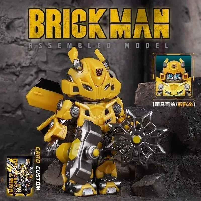 Optimus Transformers Blocks Small Particles MOC Megatron Children's Assembly Toy Bumblebee Model Desktop Ornament Holiday Gifts