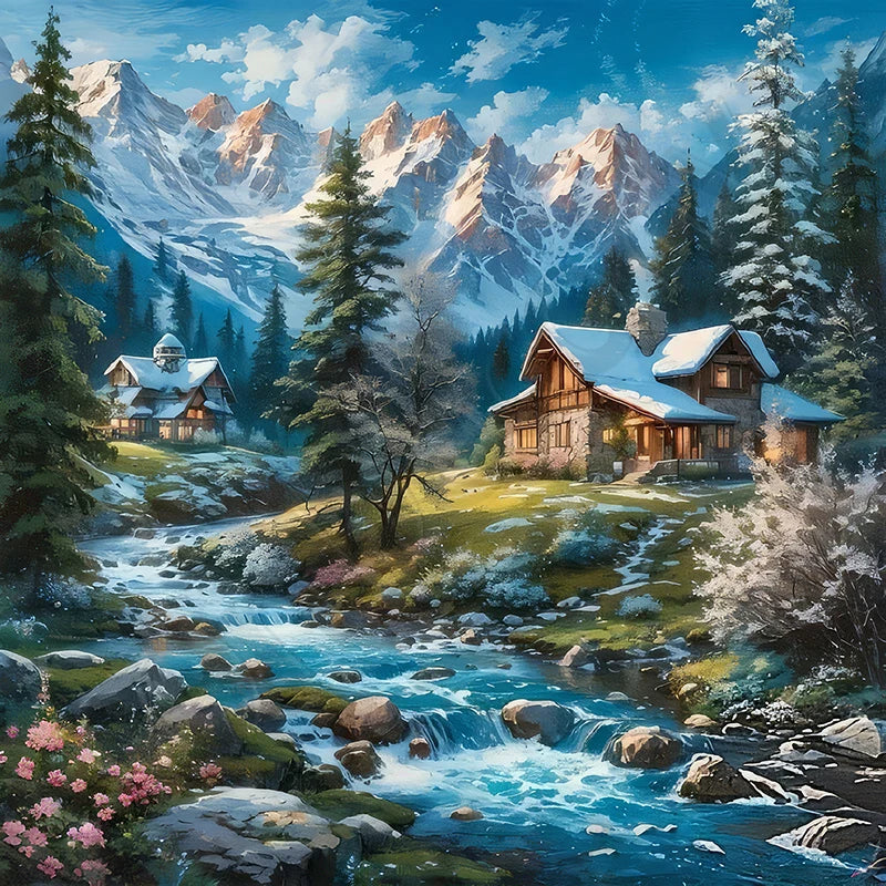 5D Diy Diamond Paintings Kits New 2025 Accessories 30x30 cm Wall Art Diamond Art Painting Kits Embroidery Full Crystal Mosaic