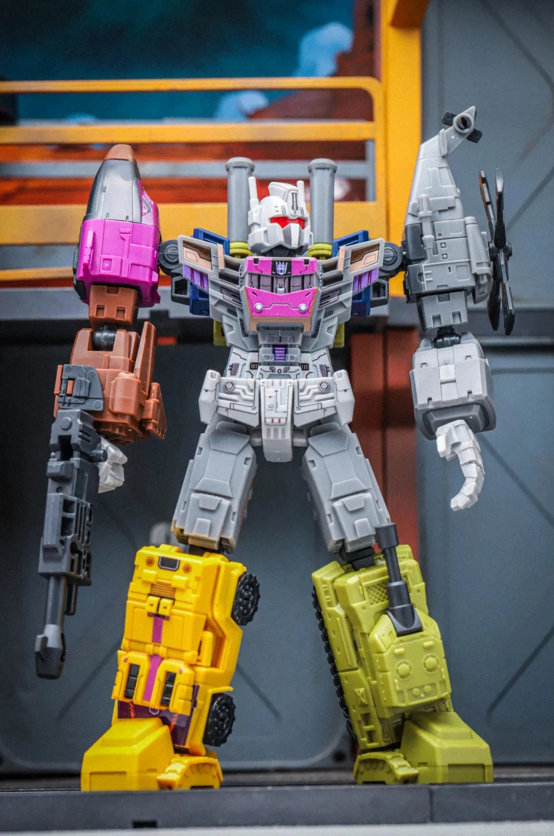 In Stock Blokees Transformers Defender Vol.6 Collectible Model Toys Beast War Combination Sets Armored Devastator Toys Gifts