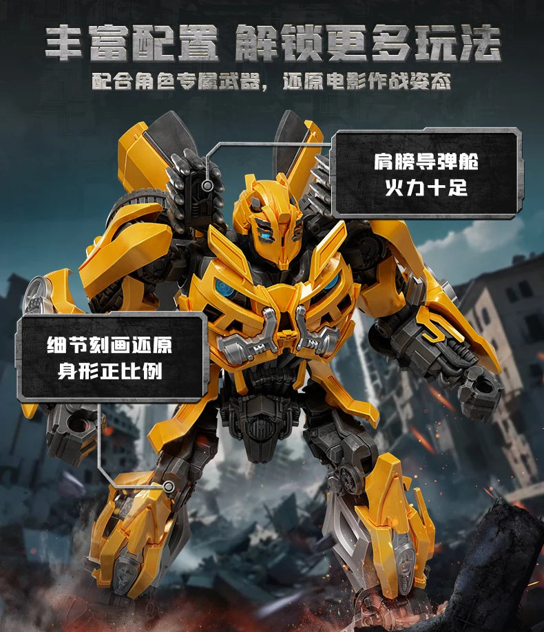 Original Blokees Transformers Optimus Prime The Fallen Shockwave Building Block Sentinel Prime Megatron Scourge Movie Toys Gifts
