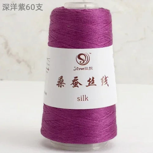 Real Silk Yarns for Knitting and Crochet