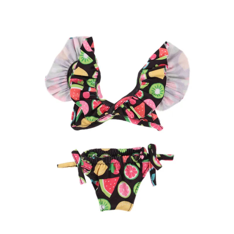 Multi-style Doll Swimsuit Cute Seaside Outfit For 43CM Baby Doll&18Inch American Doll Accessories,Our Generation Girl Gifts Toys