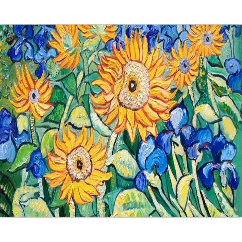 GATYZTORY Oil Paint By Numbers Diy Crafts Van Gogh Sky Landscape Pictures On Number Wall Decors Number Painting Art Supplies
