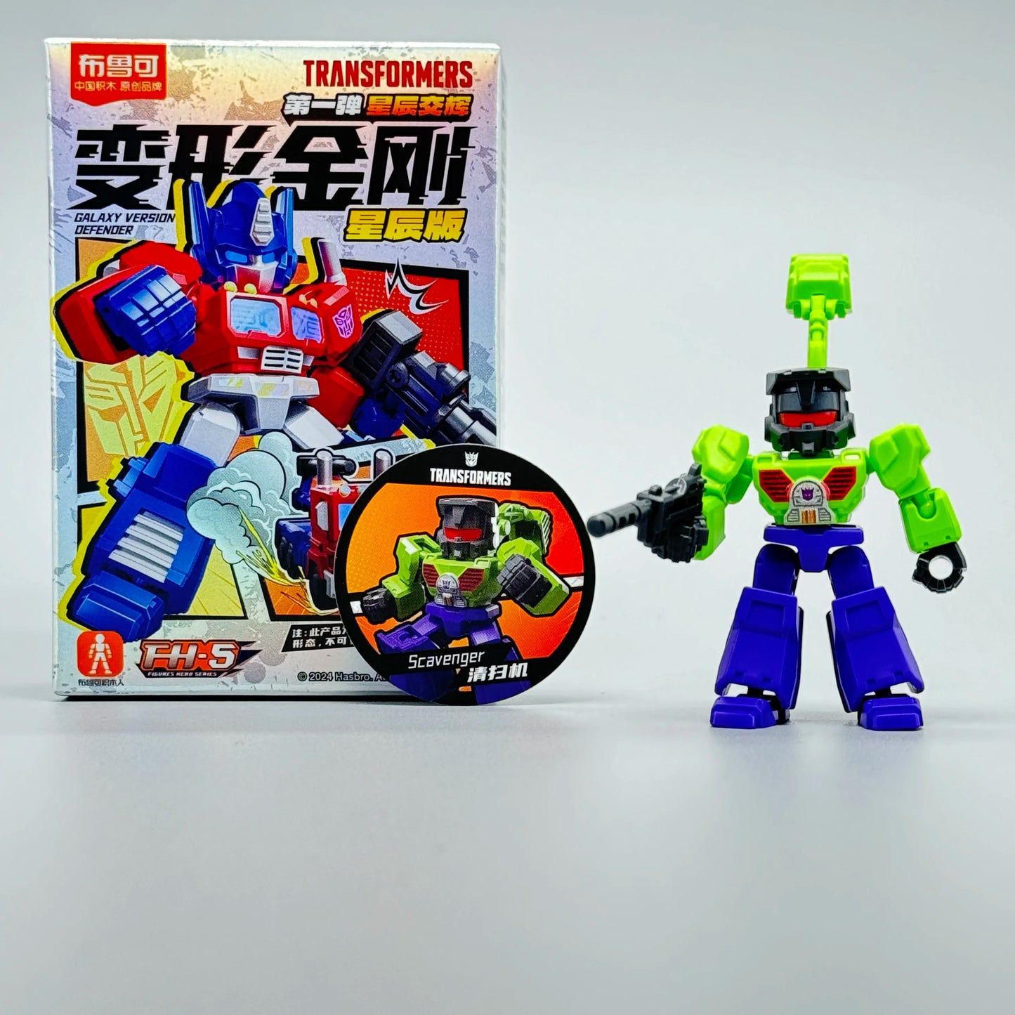 Hot Sale Blokees Transformers Defender Version 5.5cm V1 V2 Optimus Prime Megatron Ironhide Thundercracker Robot Toys Kids Gifts