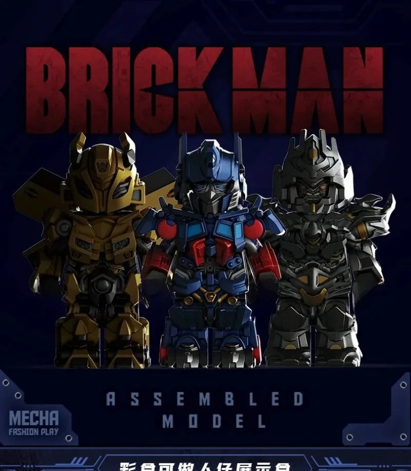 Optimus Transformers Blocks Small Particles MOC Megatron Children's Assembly Toy Bumblebee Model Desktop Ornament Holiday Gifts