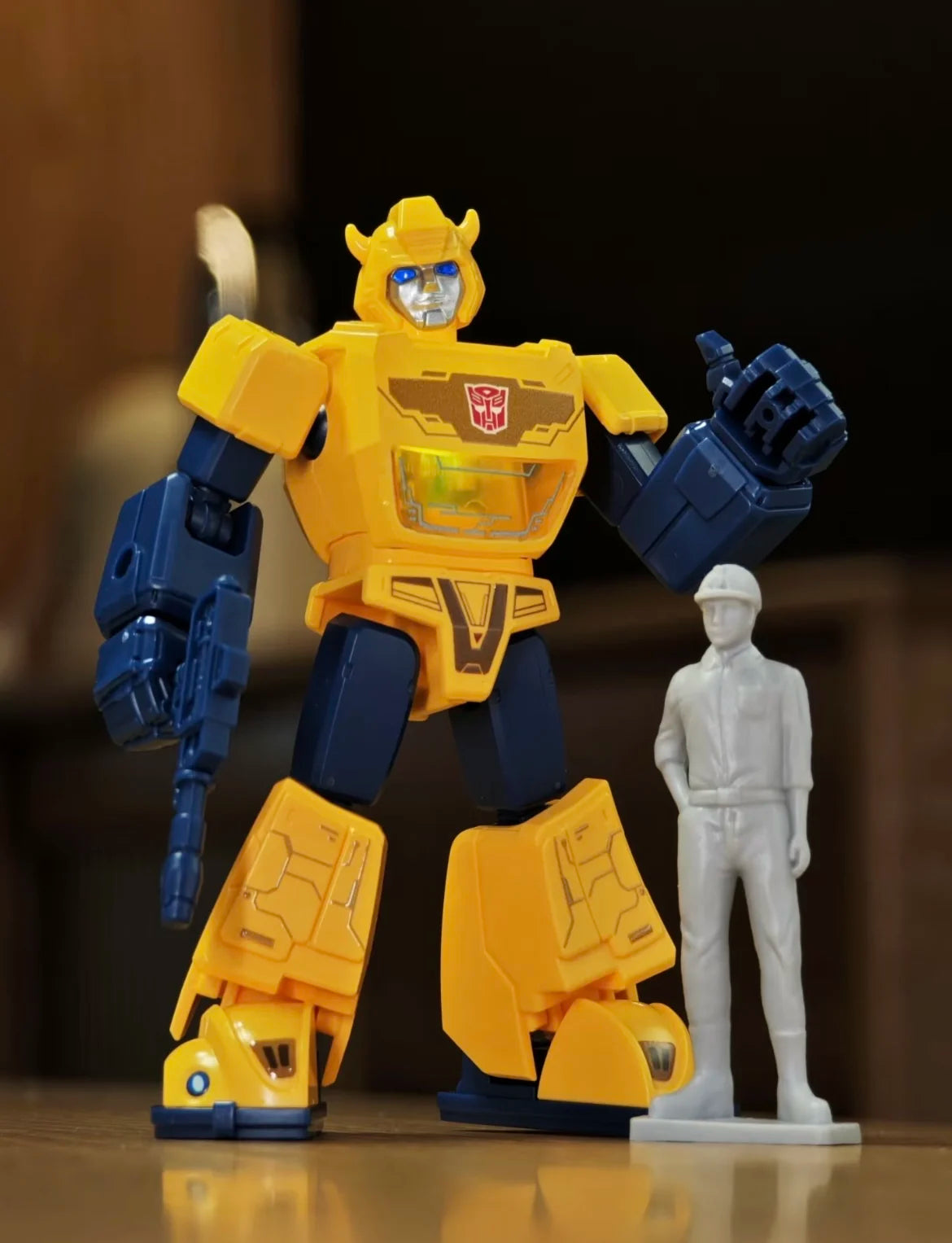 Blokees Transformers One Anime Movies Optimus Prime Bumblebee Starscream Soundwave Shockwave Cartoon Anime Robot Assembled Toy