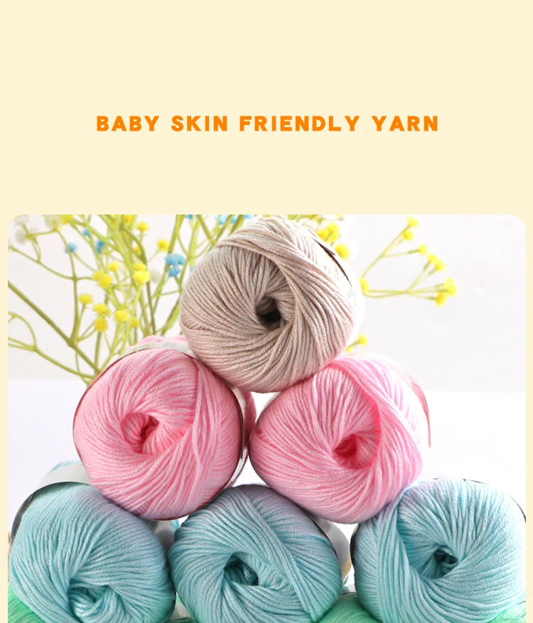 6pcs/Set Luxury Silk Blend Yarn, 50g Each, Soft Knitting Yarn Suitable For Sweaters, Baby Blankets And Scarves, Multiple Colors