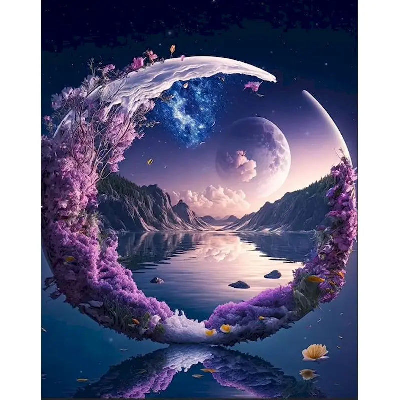 5d Diamond Art Painting Aurora Landscape Mosaic Embroidery Cross Stitch Set Full Round Rhinestone Diy Home Decoration Gift