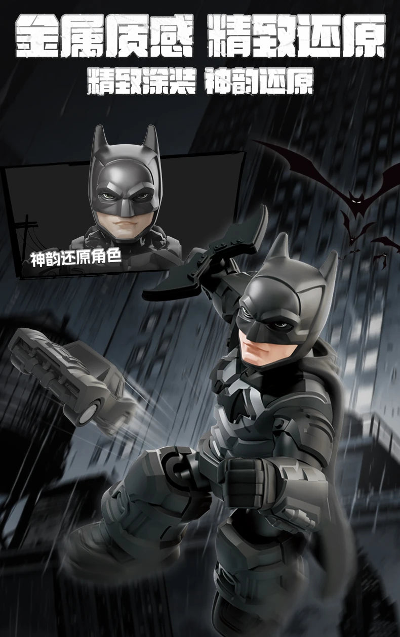 Original Blokees DC Marvel Hero Batman Star Edition Series Blind Box Toy Batman Motorcycle Collectible Perfect Christmas Gift