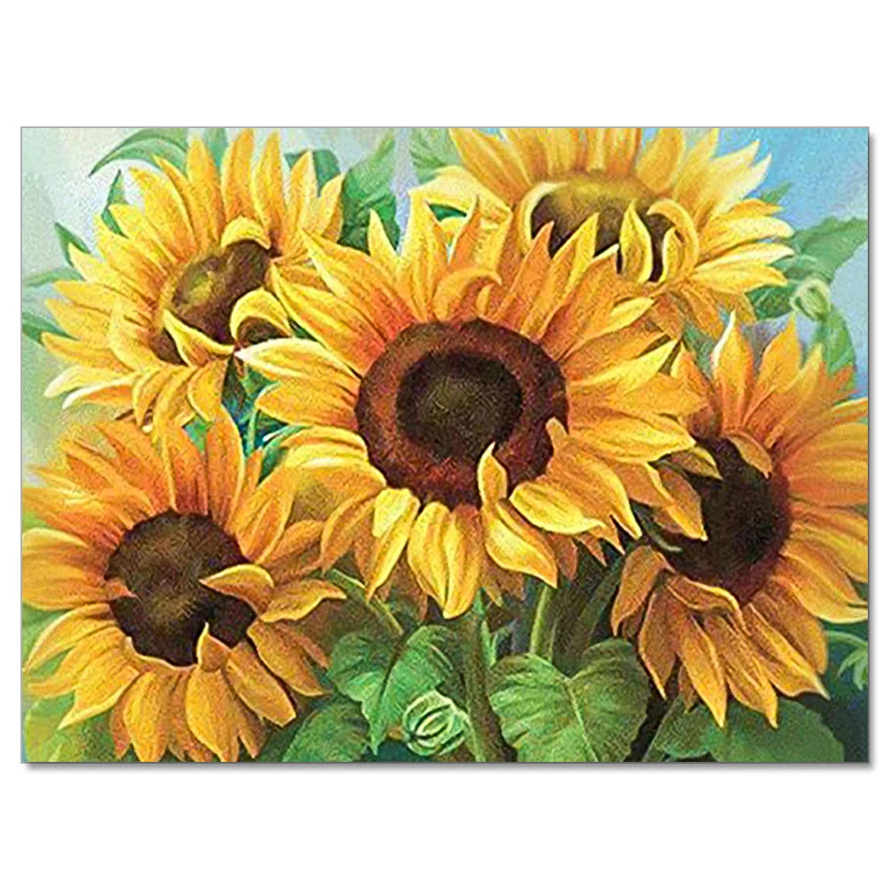 5d Diamond Painting Sunflower New Collection 2023 Diamond Embroidery Flowers Cross Stitch Kits Full Round Mosaic Hobby Art