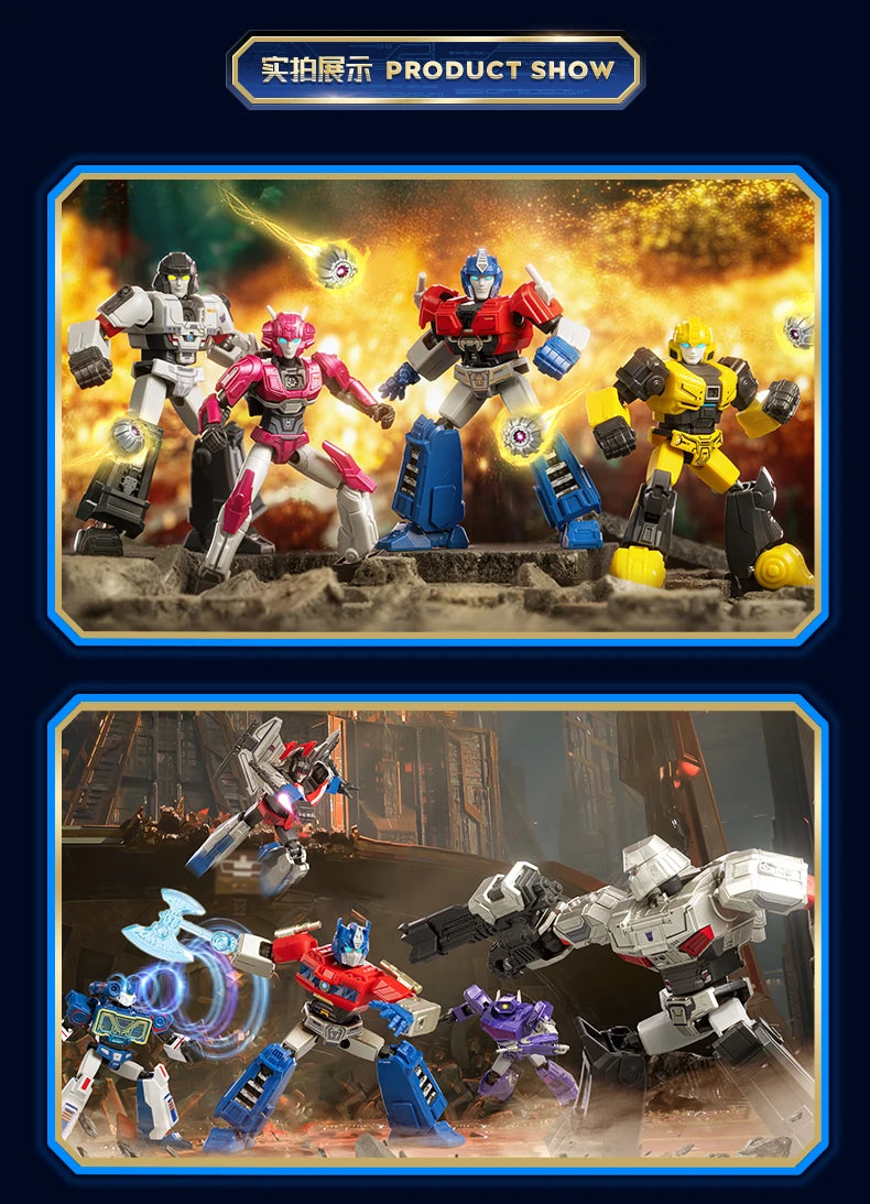 New BLOKEES Transformers Blocks Stars Version7-Shattered Dimensions Optimus Prime Movable Model Assembly Toys Children Gift