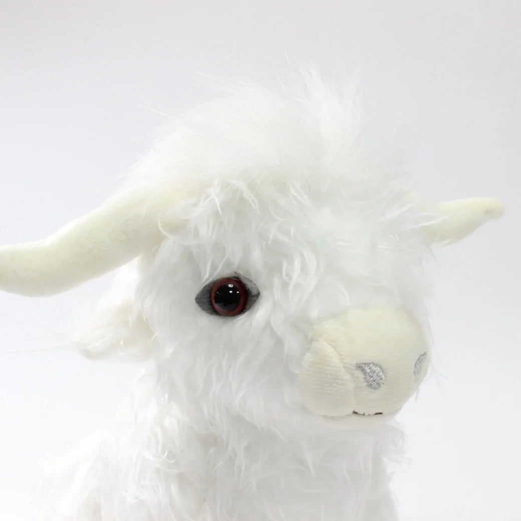 Cute Highland Cow Plush Toys Stuffed Animal Toy Dolls Simulation Long Hair Cow Plush for Kids Birthday Gift Home Decoration