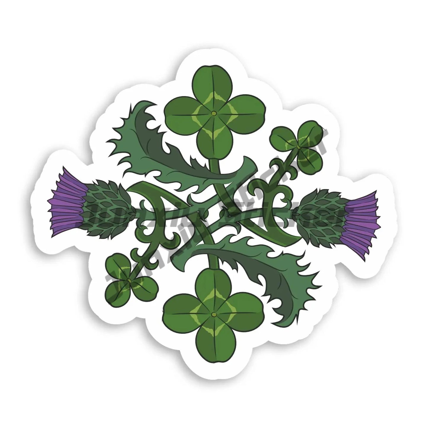 Funny Highland Cow Vinyl Stickers Cute Sheep Lamb with Scottish Flag St Andrews Flag Vinyl Decal Car Van Toolbox Caravan Laptop