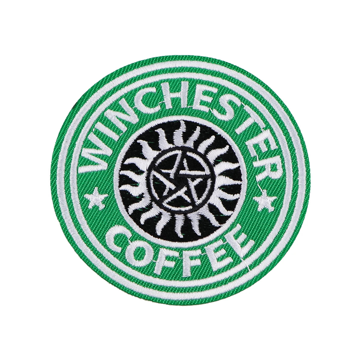 Supernatural TV Series Patch Iron On Patches For Clothing Stickers Embroidered Patches On DIY Clothes Stripes For Students