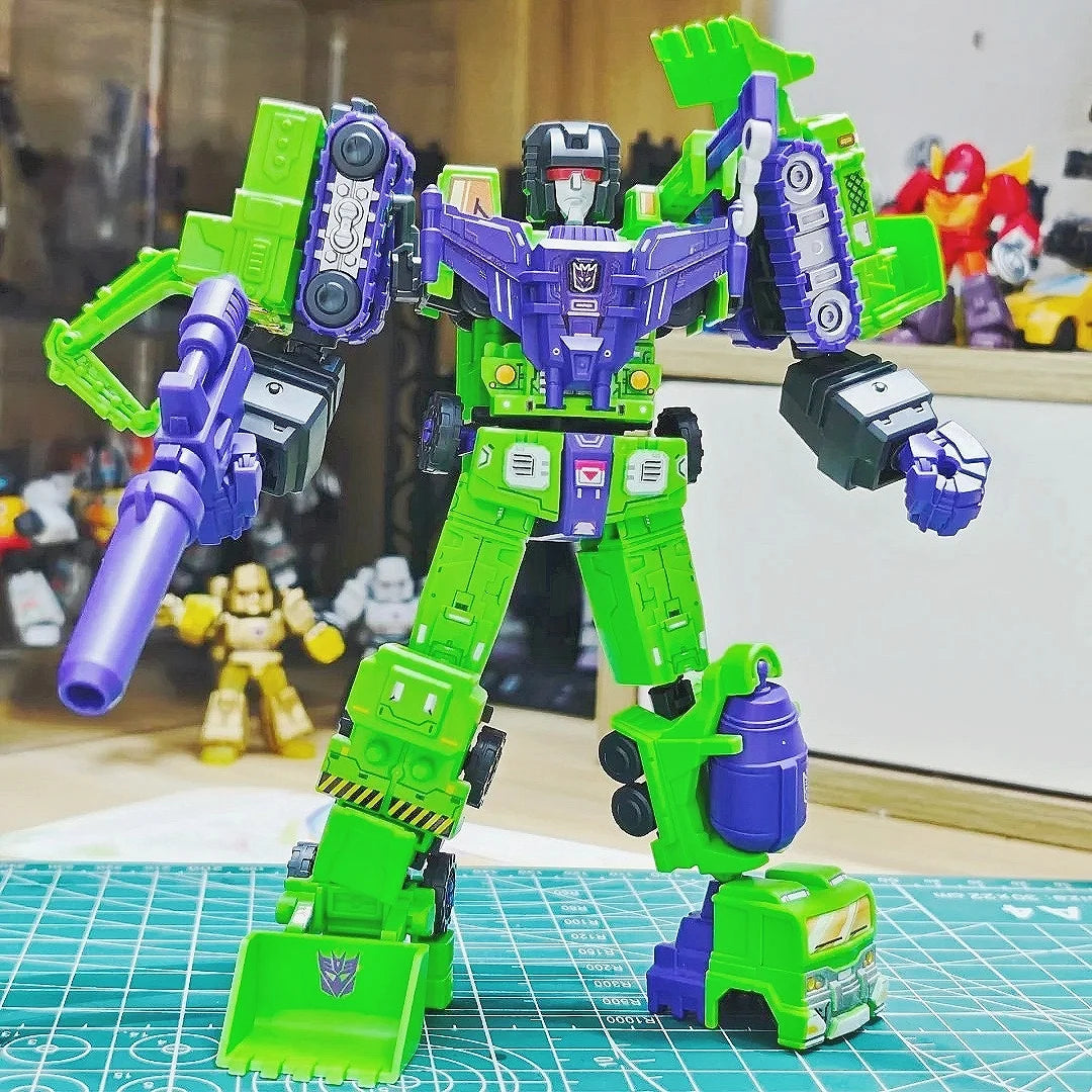 In Stock Blokees Transformers Defender Vol.6 Collectible Model Toys Beast War Combination Sets Armored Devastator Toys Gifts