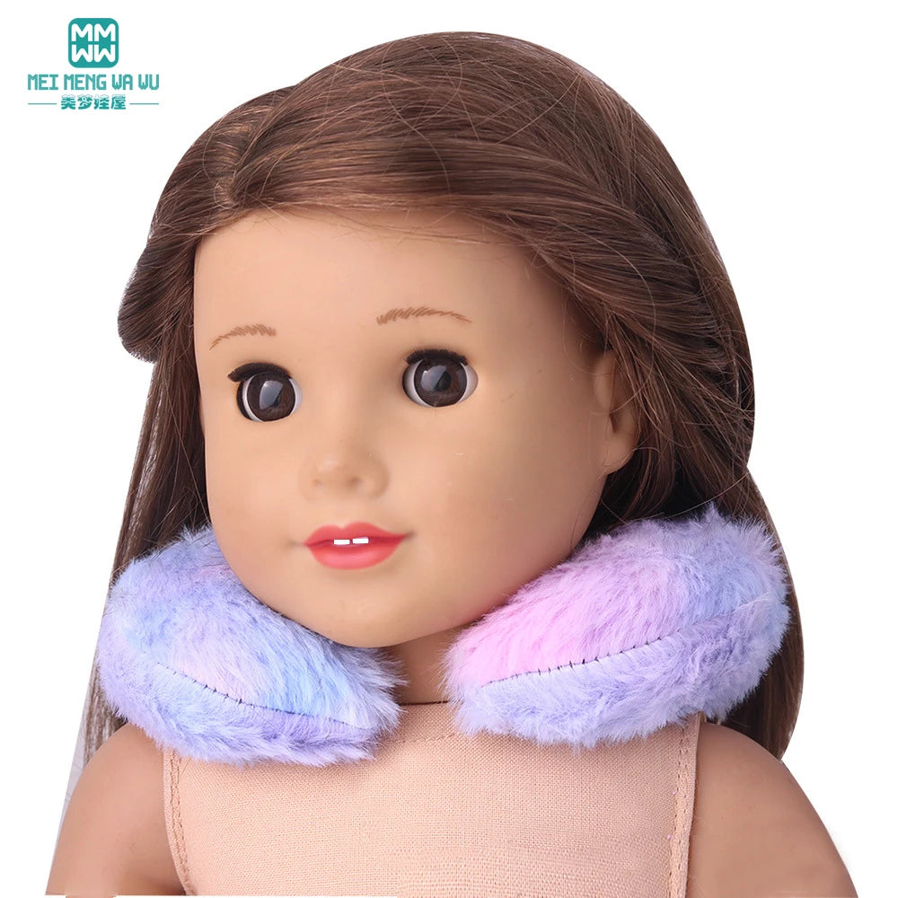 Doll accessories for 15-17inch new born doll backpack seat towel blanket Toy diaper Panties bag