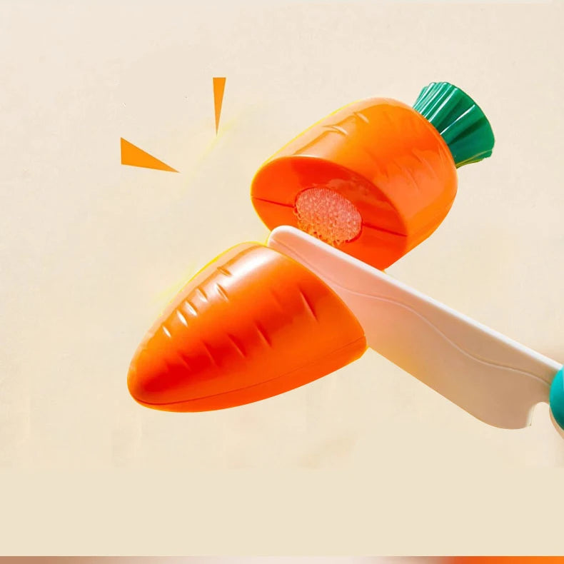 Children's Kitchen Toy Set Simulated Kitchen Cutting Cookware Simulated Fruits Cutting Toys Cooking Accessories for Kids Gift