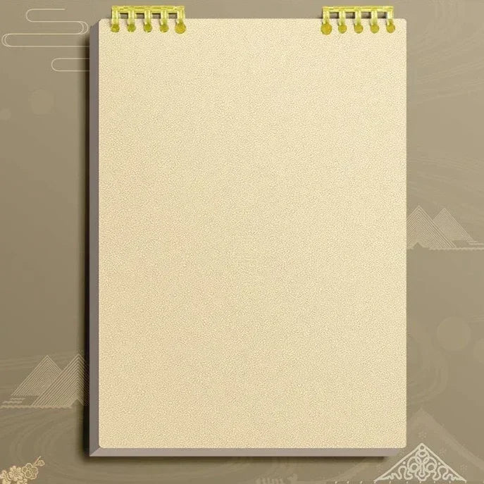 A5 60 Sheets Thick Notebook Spiral Binding Loose-leaf Notebooks with Lines Pages
