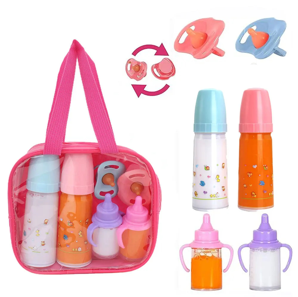Baby Disappearing Doll Feeding Set Wear For Reborn Baby Doll, Multiple Baby Doll Accessories, Children Best Birthday Gift.