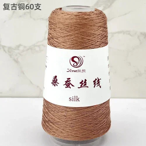 Real Silk Yarns for Knitting and Crochet