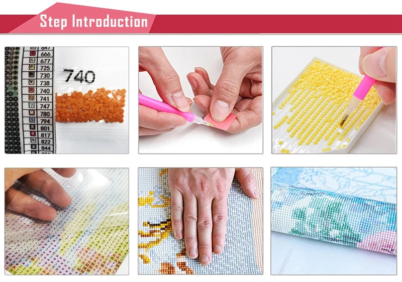 5D Diamond Painting DIY Likes Novelty Gifts Moon Seaside Landscape Embroidery Night Scenery Mosaic Home Decor Full Round Drills