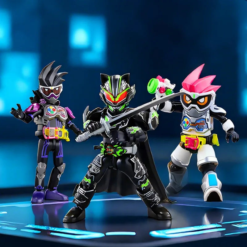 1/9Pcs BLOKEES Blind box Episode 3 survival game Kamen Rider Ex-Aid Tycoon Saber Genm Glare Movable Model Assembled Toys