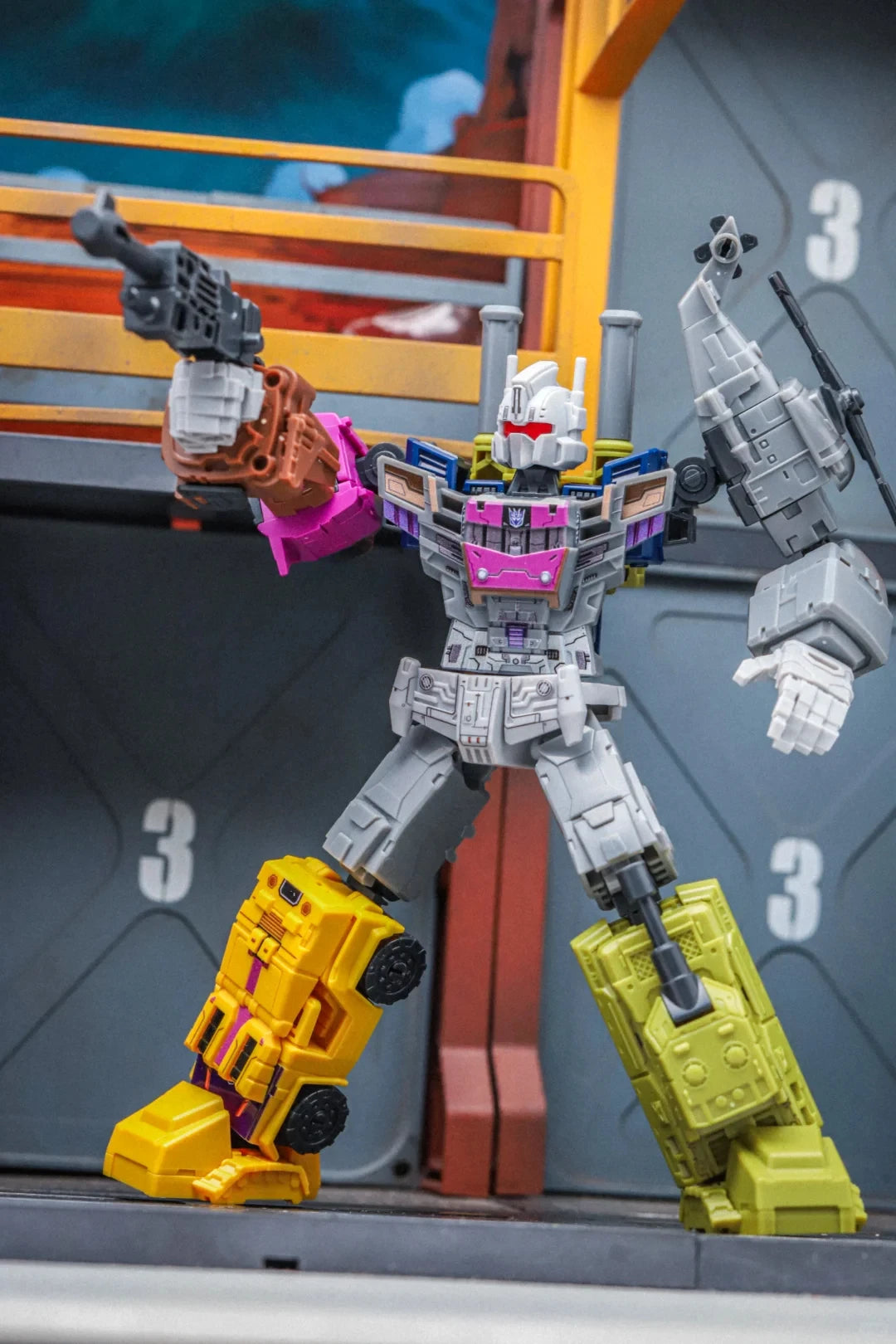 In Stock Blokees Transformers Defender Vol.6 Collectible Model Toys Beast War Combination Sets Armored Devastator Toys Gifts