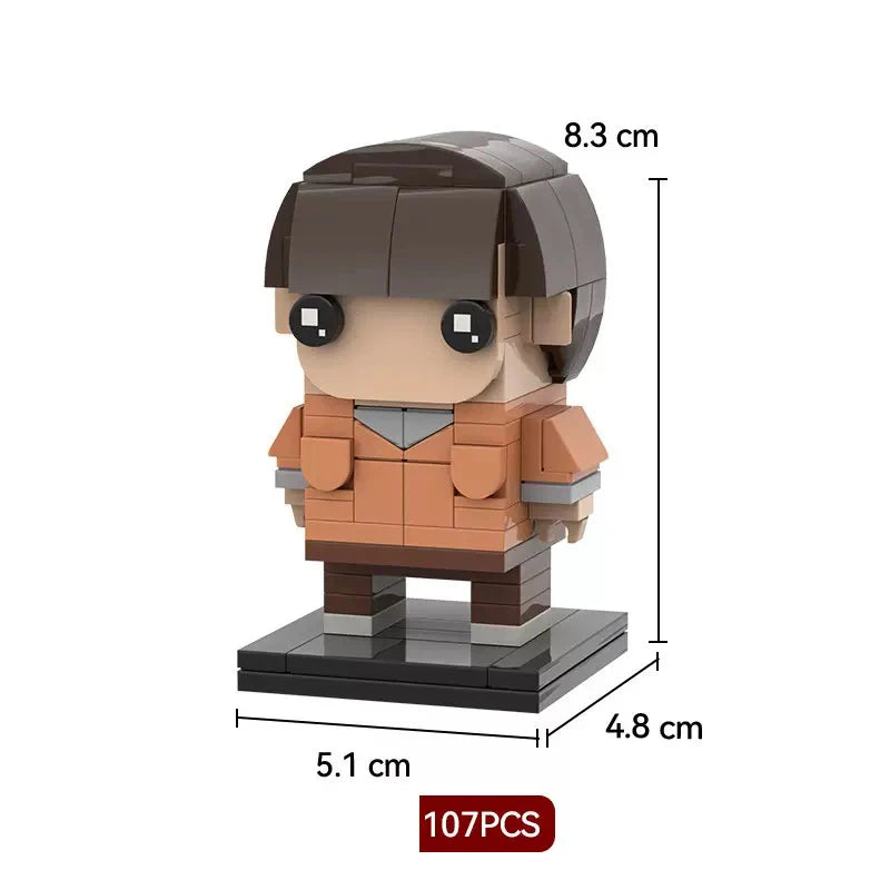 Brick Head Z model building toys, creative home decorations, building blocks sets, children's birthday gifts, educational toys