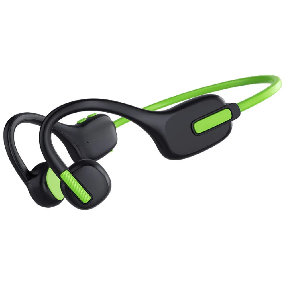 Hands-free Kids Bluetooth Headphones Earbuds Built-in 8GB Bone Conduction Headphone Stereo Sound Adjustable
