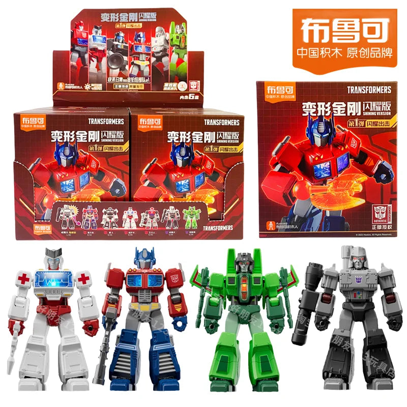 Animated movies Transformers One Building Blocks Blokees Optimus Prime Megatron Action Toy Figurine Kids Collections Gift