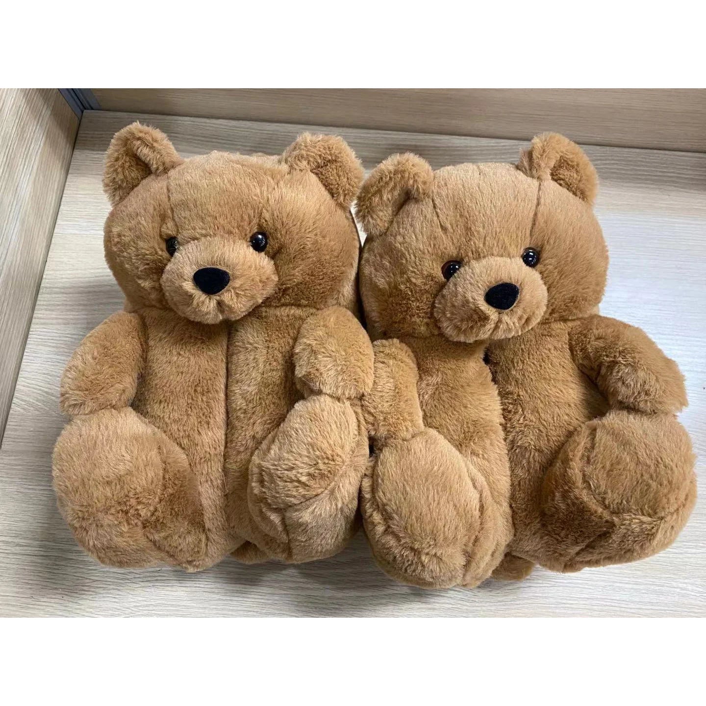 Highland Cow Fashion Bear Plush Slippers Women Men House Animals Soft Shoes Christmas Slipper Adults Indoor Shoes