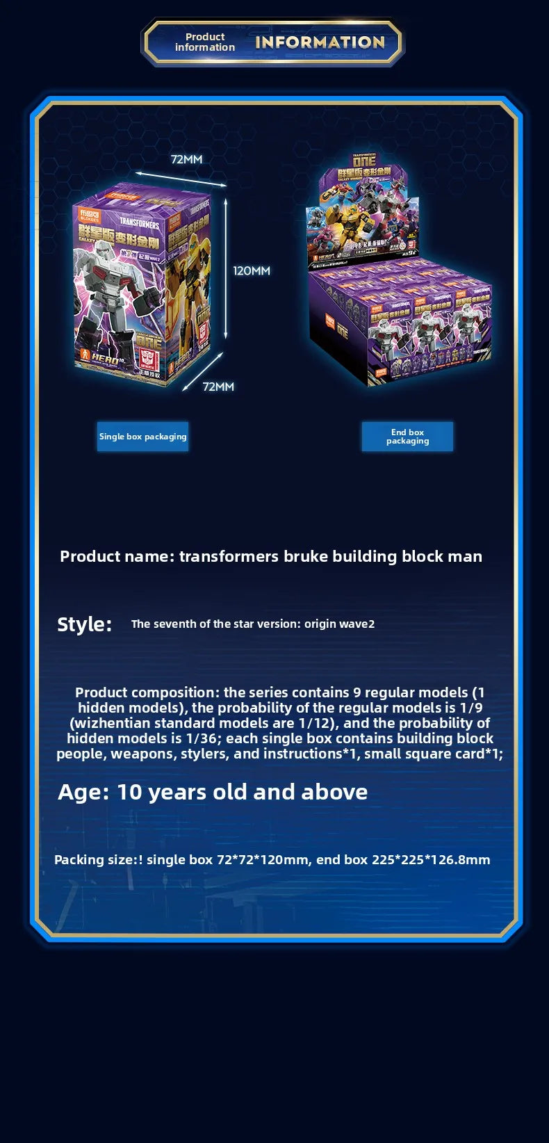 New BLOKEES Transformers Blocks Stars Version7-Shattered Dimensions Optimus Prime Movable Model Assembly Toys Children Gift